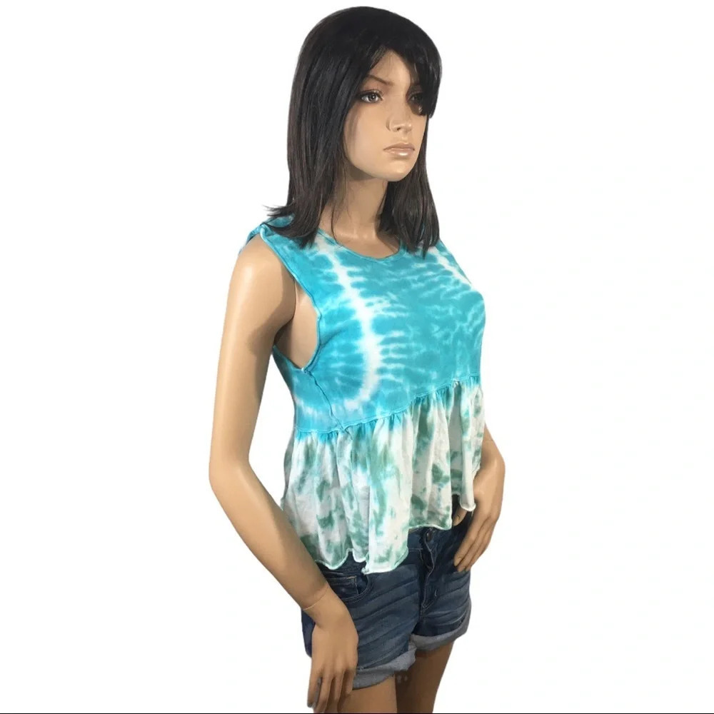 WS919 We The Free Tie Dye Sleeveless Blouse Top XS - Picture 3 of 6